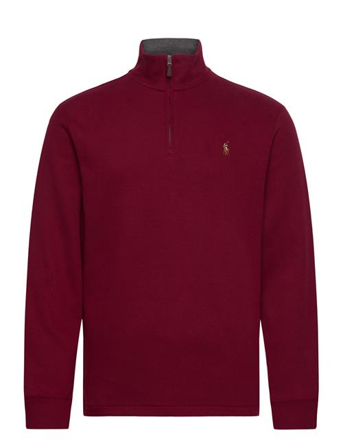 Estate-Rib Quarter-Zip Pullover Polo Ralph Lauren Red