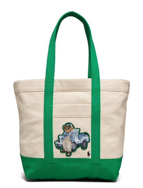 Canvas Medium Polo Bear Tote Polo Ralph Lauren Patterned