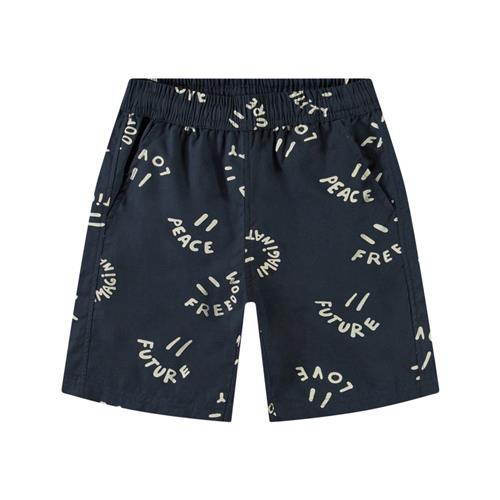 Molo Avart Shorts Smile Words 116 cm  Marineblå  116 cm  mand