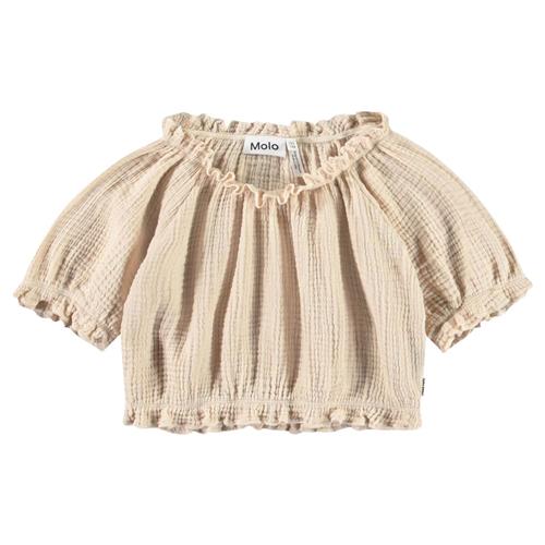 Molo Rafaela Blouse Brazilian Sand 110/116 cm  Beige  110/116 cm  kvinde