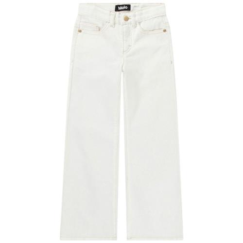 Molo Asta Woven Pants Crisp White 164 cm  Hvid  164 cm  kvinde