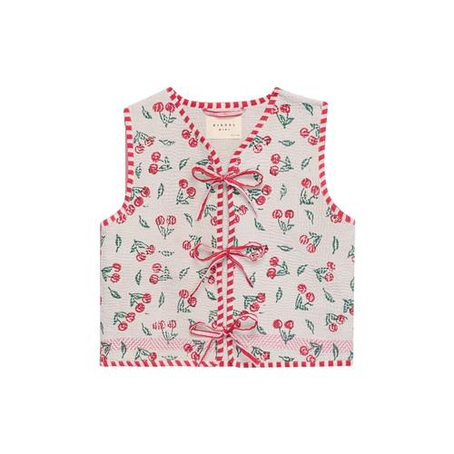 Sissel Edelbo Gro MINI Vest Cherry | Rød | 1-2 years