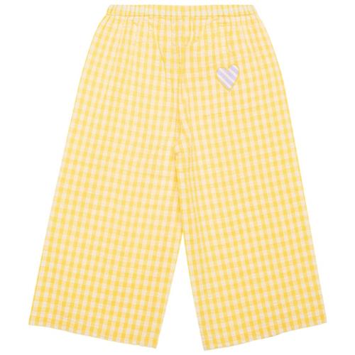 Sissel Edelbo Saxo MINI Bukser Yellow Checks 5-6 Y  Gul  5-6 år  kvinde