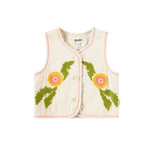 Molo Heather Vest Fancy Dandelion | Beige | 122/128 cm