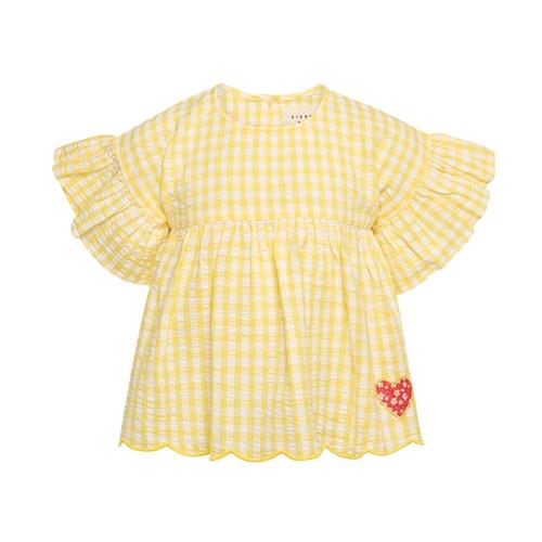 Sissel Edelbo Charlene MINI Til Toppen Yellow Checks | Gul | 5-6 years