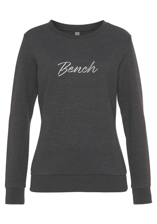 BENCH Sweatshirt  antracit / hvid