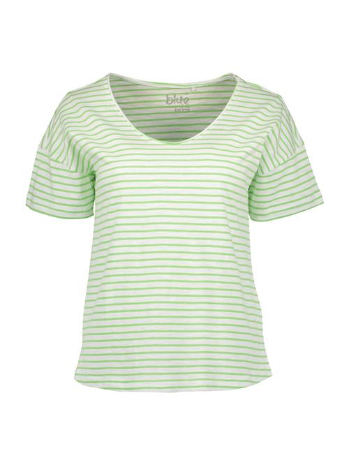 BLUE SEVEN Shirts  lysegrøn / hvid
