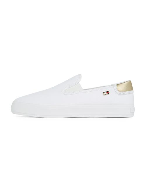 TOMMY HILFIGER Slip On  guld / hvid