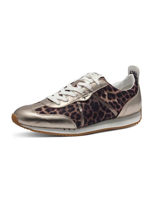 Tamaris Sneaker low  brun / guld / sort