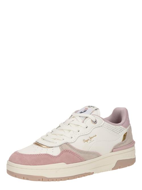 Se Pepe Jeans Sneaker low 'Chester Ivy'  khaki / gammelrosa / hvid ved About You