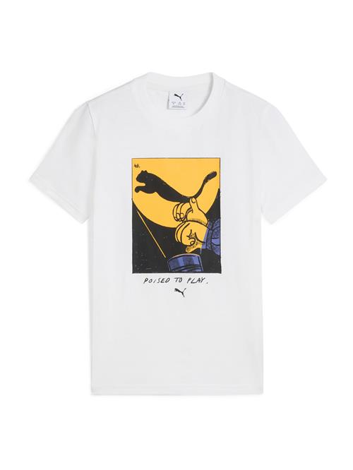 PUMA Shirts  indigo / gul / sort / hvid