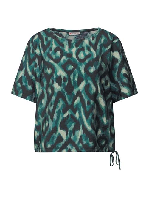 STREET ONE Bluse  smaragd / mint / jade / sort