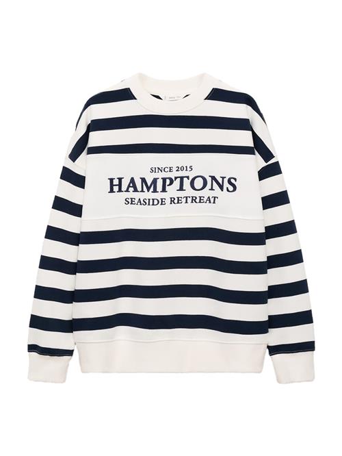 MANGO TEEN Sweatshirt 'HAMPTONS'  navy / offwhite