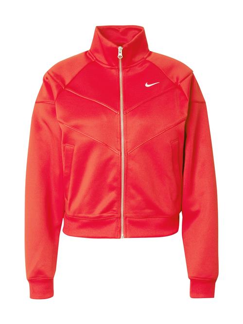 Nike Sportswear Sweatjakke  rød / hvid