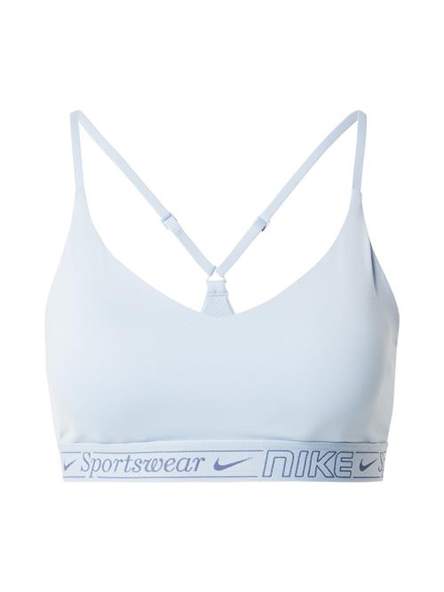 Se NIKE Sports-BH 'INDY'  pastelblå / mørkeblå ved About You