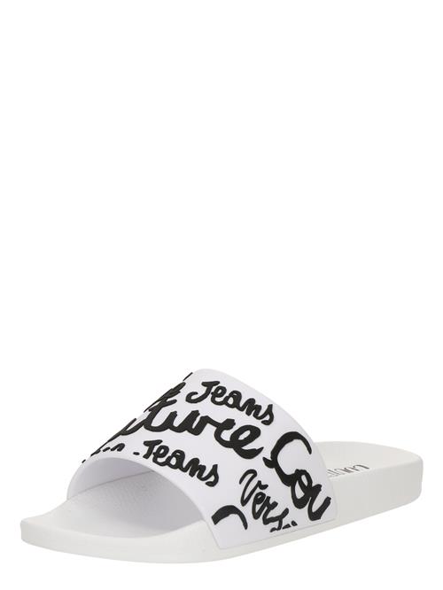 Versace Jeans Couture Pantoletter 'FONDO SHELLY'  sort / hvid