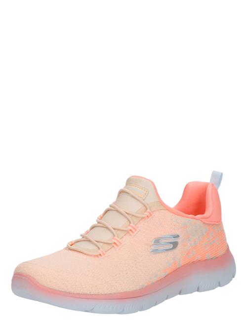 SKECHERS Slip On 'SUMMITS - MORNING GLOW'  orange / sølv