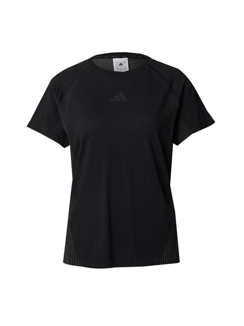 ADIDAS PERFORMANCE Funktionsbluse  mørkegrå / sort