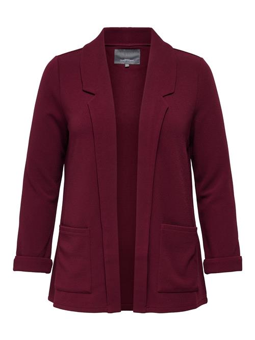 ONLY Carmakoma Blazer 'CARBETTY'  mørkerød