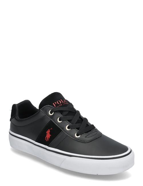 Hanford Leather Sneaker Polo Ralph Lauren Black