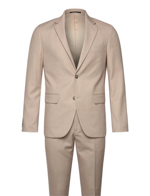 Structure Stretch Suit Lindbergh Beige