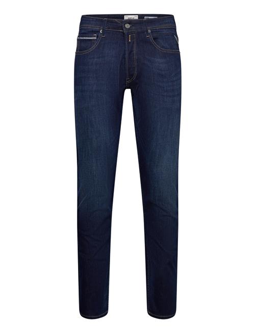 Grover Trousers Straight 99 Denim Replay Blue