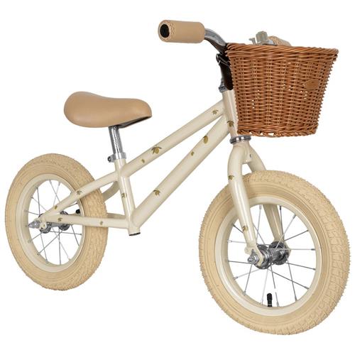 Konges Sløjd Aiko 12" Balancecykel Med Citronprint Beige 3-6 Y      Unisex