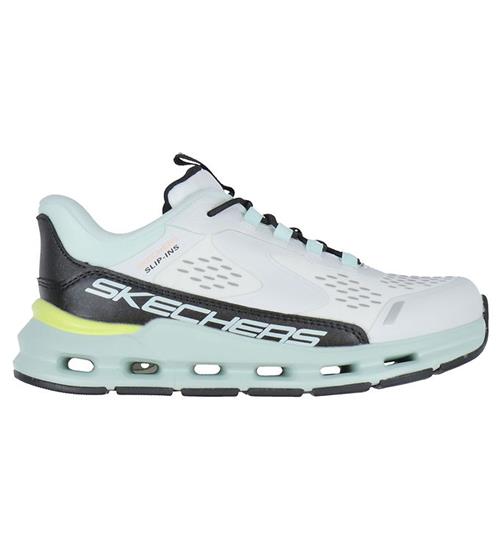 Skechers Sko - Vista Lane - Hvid/Sort/Turkis