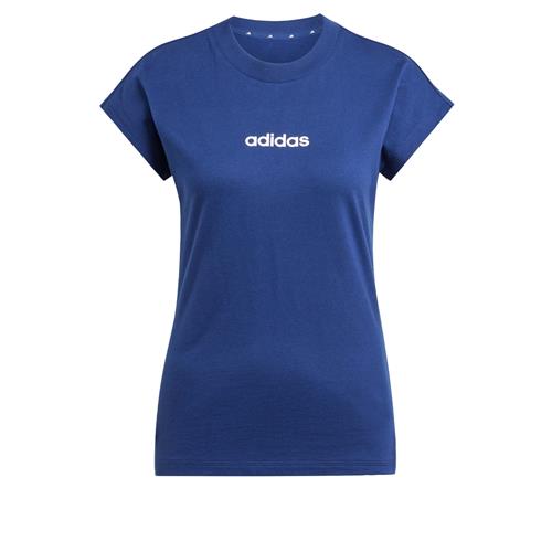 ADIDAS SPORTSWEAR Funktionsbluse 'Essentials Linear'  mørkeblå / hvid