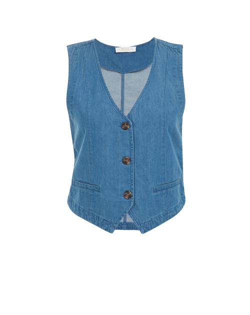 WE Fashion Vest  blue denim