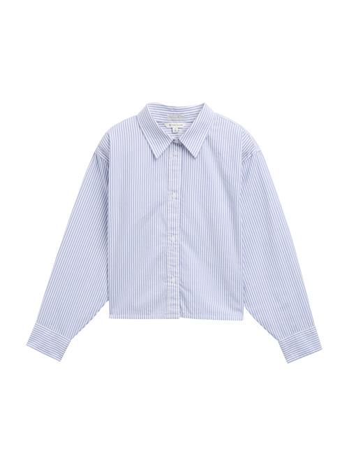 Se TOM TAILOR Bluse  himmelblå / hvid ved About You