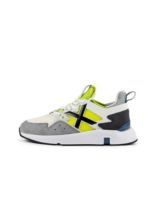 MUNICH Sneaker low 'Clik'  grå / grøn / sort / hvid