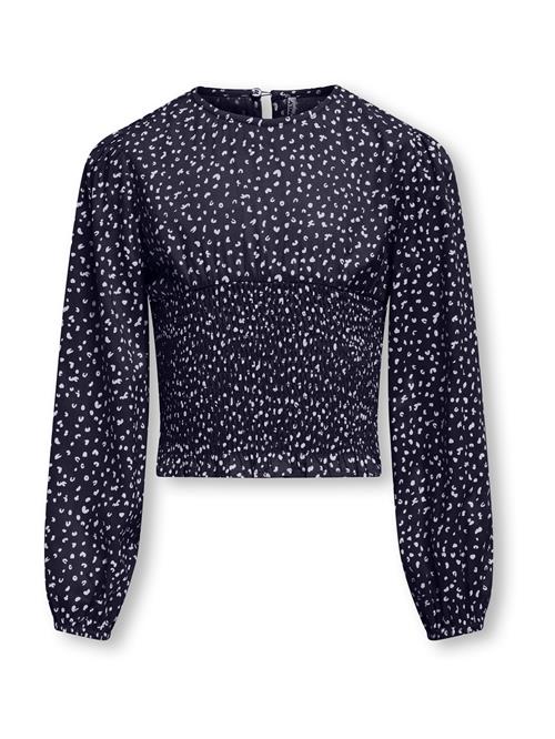 ONLY GIRLS Bluse 'KOGSALLI'  natblå / hvid