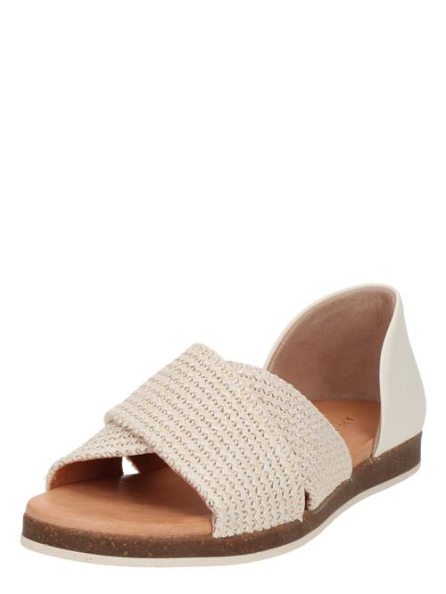 Se Apple of Eden Sandaler 'Celine'  beige / hvid ved About You