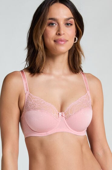 Hunkemöller Ikke-formstøbt bøjle-bh Sophie pink