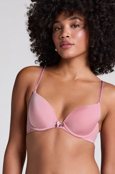 Hunkemöller Formstøbt bøjle-bh Plunge pink