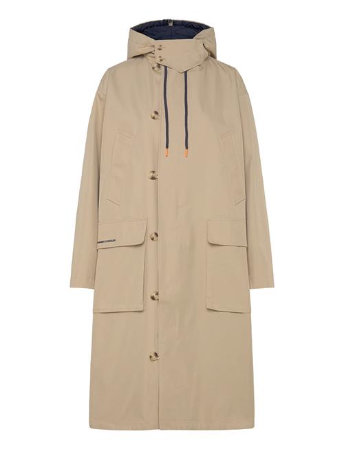 Cotton Tech Willow Parka Coat Mads Nørgaard Beige