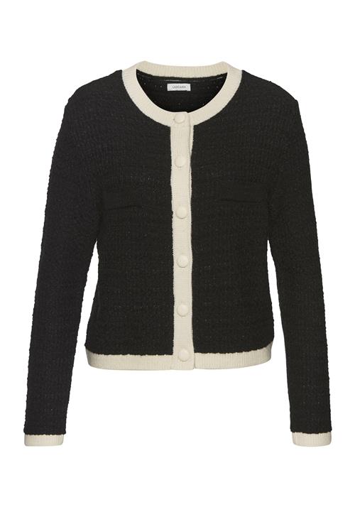 LASCANA Cardigan  sort / hvid