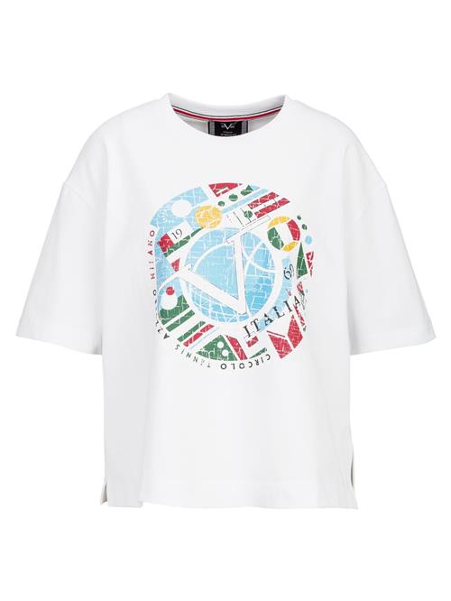 19V69 ITALIA Shirts 'Petonia Tennis'  lyseblå / rød / hvid