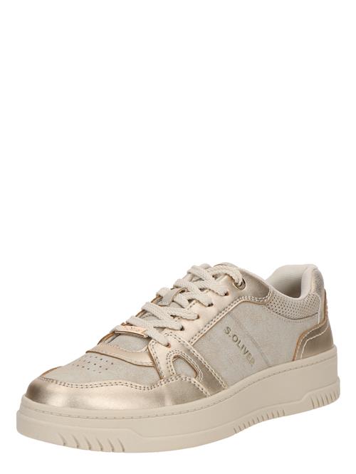 s.Oliver Sneaker low  champagne / guld