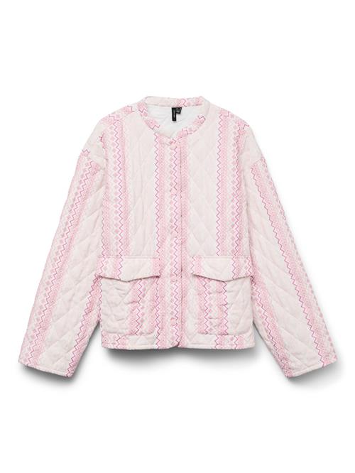 VERO MODA Overgangsjakke 'VMMimi'  lyserød / lys pink / hvid