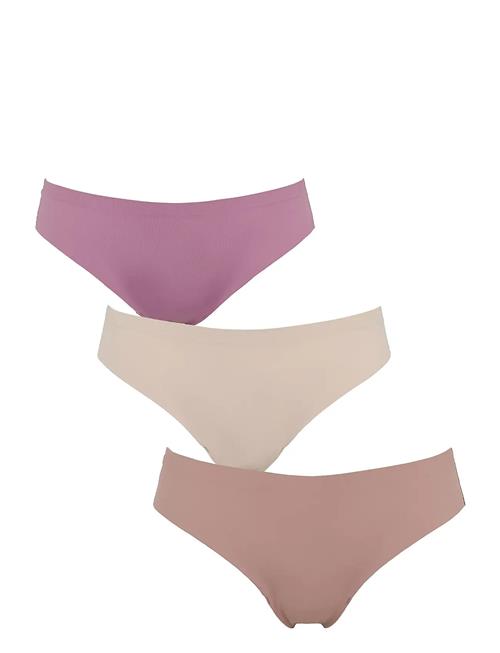 Se Seamless String W Lace 3-Pack Missya Patterned ved Booztlet