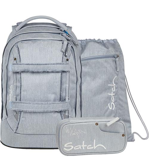 Se Satch Skoletaske - Pack - Washed Denim ved KidsWorld