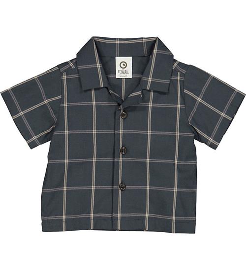 MÃ¼sli Skjorte - Check - Night Blue/Cashmere