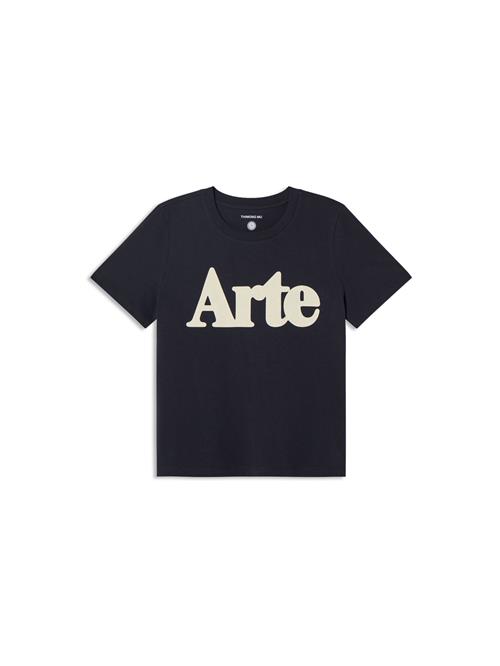 Thinking MU Shirts 'Arte'  marin / offwhite