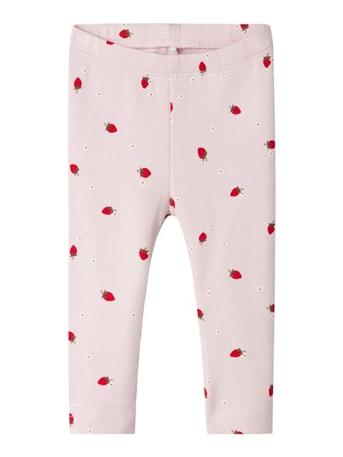 NAME IT Leggings  mørkegrøn / lyselilla / rød / hvid