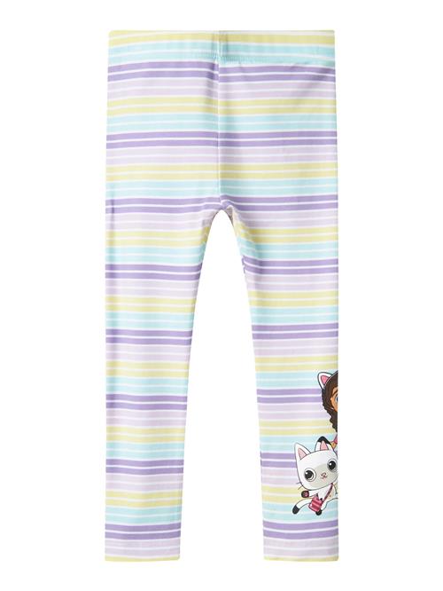 NAME IT Leggings 'NMFMena'  gul / mint / orkidee / hvid