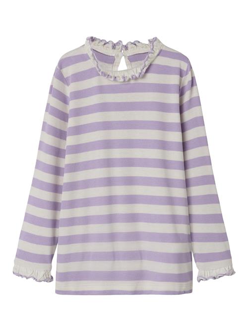 NAME IT Bluser & t-shirts  lilla / uldhvid
