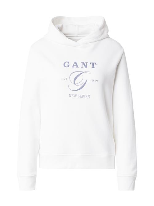 GANT Sweatshirt  blå / hvid