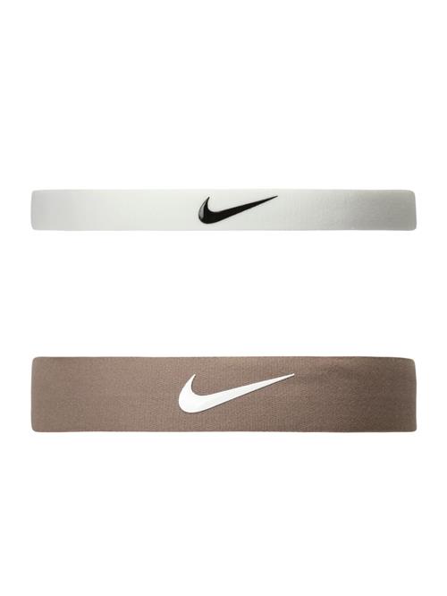 NIKE Accessoires Sportspandebånd 'Flex'  brun / sort / offwhite